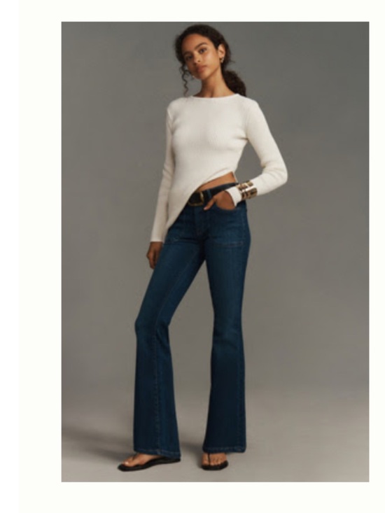 Pilcro Denim - The Icon flare jeans by Pilcro, low rise NWT size 26.